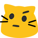 Meow Distrust — cartoon emoji for Slack & Discord