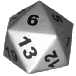 D20 1 — dice emoji for Slack & Discord (Discord)