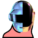 Daft Punk Parrot — cartoon emoji for Slack & Discord