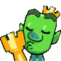 Royale Goblin Win — cartoon emoji for Slack & Discord (Discord)