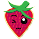 Stawberry Wink — strawberry emoji for Slack & Discord