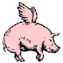 Flying Pig — animal emoji for Slack & Discord