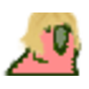 Blonde Sassy Parrot — cartoon emoji for Slack & Discord