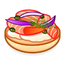 Bagel With Lox — food emoji for Slack & Discord