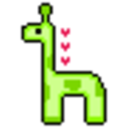 Green Giraffe — cartoon emoji for Slack & Discord (Discord)