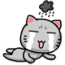 Grey Cat — cat emoji for Slack & Discord