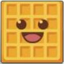 Waffle Cute — cartoon emoji for Slack & Discord