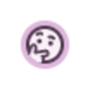 Linkedin Curious2 — cartoon emoji for Slack & Discord