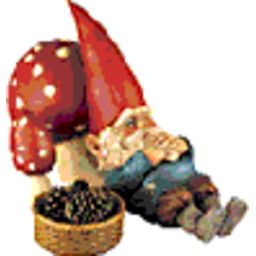 Gnome Sleeping — forest emoji for Slack & Discord (Discord)