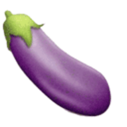 Eggplant Bounce — food emoji for Slack & Discord (Discord)