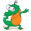 Schnappi — cartoon emoji for Slack & Discord