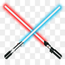 Crosssabers — lightsaber emoji for Slack & Discord