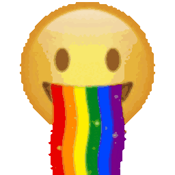 Gay Face — rainbow emoji for Slack & Discord (Discord)
