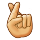 Fingerscrossed 2 — hand-gesture emoji for Slack & Discord