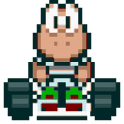 Koopa Troopa Mario Kart — cartoon emoji for Slack & Discord (Discord)