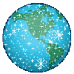 Earth Sparkle — earth emoji for Slack & Discord (Discord)