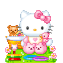 Hellokitty Toss — cute emoji for Slack & Discord