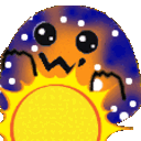 Galaxy Blob Sun — cartoon emoji for Slack & Discord