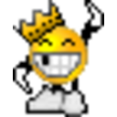 Crown Grin — emoji emoji for Slack & Discord
