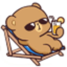 Mocha Relax — bear emoji for Slack & Discord (Discord)