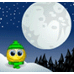 Santa Flying — holiday emoji for Slack & Discord (Discord)