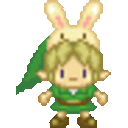 Link Bunny — cartoon emoji for Slack & Discord