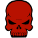 Skull Red — skull emoji for Slack & Discord