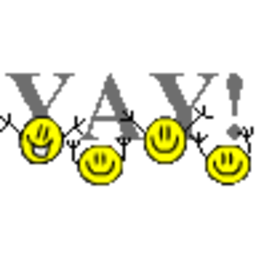 Yay — celebration emoji for Slack & Discord (Discord)