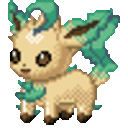 Leafeon 3 — cartoon emoji for Slack & Discord