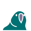 Inverse Parrot — bird emoji for Slack & Discord
