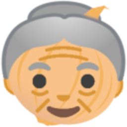 Onion Older Woman — cartoon emoji for Slack & Discord (Discord)