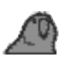 Goth Parrot — party-parrot-goth-parrot emoji for Slack & Discord