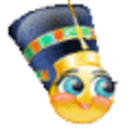 Nefertiti — cartoon emoji for Slack & Discord