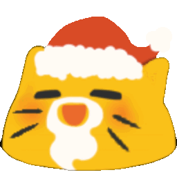Meow Santa — cartoon emoji for Slack & Discord (Discord)