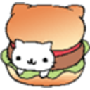 Neko Burger — cartoon emoji for Slack & Discord