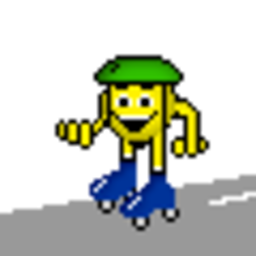 Rollerskate 2 — cartoon emoji for Slack & Discord (Discord)