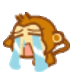 Monkey Cry — cartoon emoji for Slack & Discord (Discord)