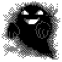 Black Ghost — cartoon emoji for Slack & Discord