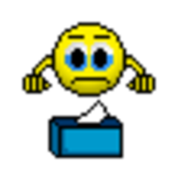 Tissue Cry — cartoon emoji for Slack & Discord (Discord)