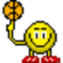 Basketball 3 — cartoon emoji for Slack & Discord