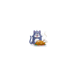 Hungry Cat — cartoon emoji for Slack & Discord (Discord)