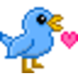 Blue Bird 2 — cartoon emoji for Slack & Discord (Discord)