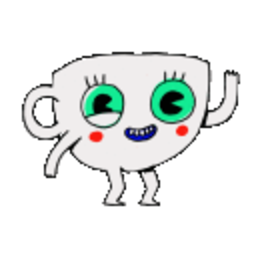Dancing Coffee Cup — cartoon emoji for Slack & Discord (Discord)