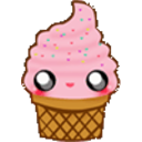 Pink Icecream 2 — cute emoji for Slack & Discord