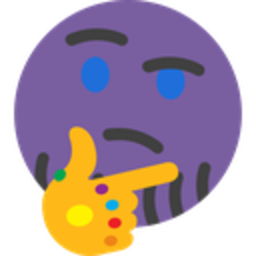 Thanos Thinking — cartoon emoji for Slack & Discord (Discord)