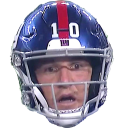 Surprised Eli Manning — surprised emoji for Slack & Discord