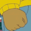 Arthur Fist Intensifies 2 — cartoon emoji for Slack & Discord