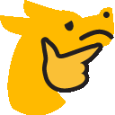 Dragon Think — cartoon emoji for Slack & Discord