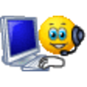 Computer Chat — cartoon emoji for Slack & Discord