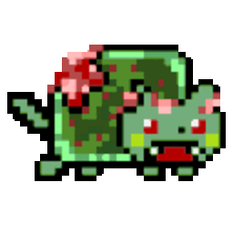 Nyancat Zombie — cartoon emoji for Slack & Discord (Discord)